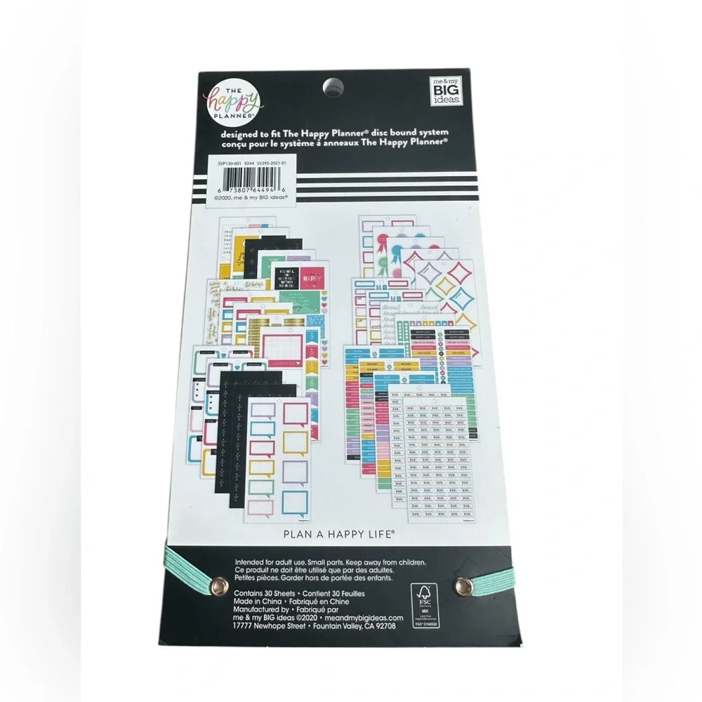 The Happy Planner Happy in Action Teacher Sticker Book